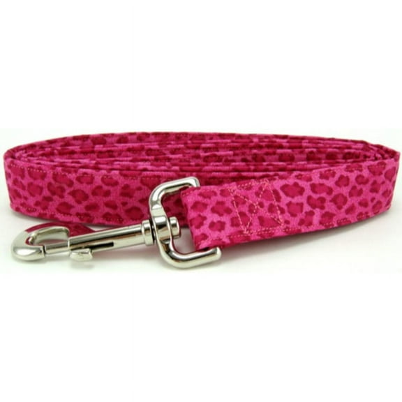 Pink Leopard Spots Dog Leash - Size - Large