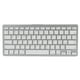 thumbnail image 1 of Teclado inalámbrico blanco portátil ultradelgado: mini 78 teclas para Android, iOS, Windows y OS X, 1 of 10