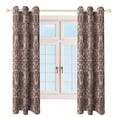 thumbnail image 4 of Bohemia Blackout Curtains Window Drapes Room Darkening Thermal Insulated Grommets Blackout Curtains, for Living, Dining, Bedroom,2 Panels, 4 of 6