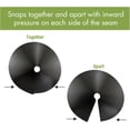 thumbnail image 3 of HELIAHO Wrap Around Squirrel Baffle Raccoons Squirrel Proof Baffle for Yard Protect Hanging Bird Feeder Poles Predators Tool CJ911-33354, 3 of 8