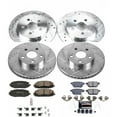 thumbnail image 3 of PowerStop Front and Rear Z23 Evolution Sport Carbon-Fiber Ceramic Brake Pad and Drilled & Slotted Rotor Kit Fits: LEXUS TOYOTA Select Models K5871, 3 of 10