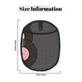 thumbnail image 3 of Pofeuu Vinyl Records Print Silicone Pot Mat Mitten With Hanging Loop Heat Resistant Oven Mitts Non-Slip Bbq Baking Smoking Potholders, 3 of 7