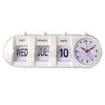 thumbnail image 1 of Calendar Alarm Clock, Innovative Accurate Time Desktop Clock  For Home For Bedroom White,Black, 1 of 8