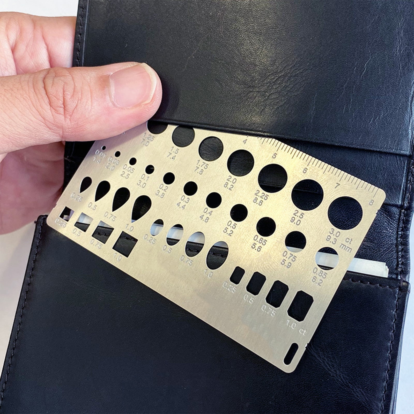 Essential Precise Diamantine Size Gauge Caliper Tool Measuring Instrument For Jewelry Making And Gemologists Evaluations