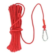 High-Strength Salvage Rope & Carabiner for Treasure Hunting, Magnetic Fishing - 100ft Durable, Weather-Resistant Nylon, UV & Waterproof, Ideal for Outdoor Adventure, Camping, Boating & Underwater