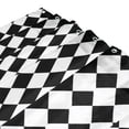thumbnail image 3 of Yayeee Shower Curtain with Hooks 72"x72" Waterproof Fabric Bathroom Hanging Decor, Black and White Geometric, 3 of 5