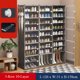 thumbnail image 1 of Zapatero Modular, Panel de plástico, marco de acero, organizador de armario ensamblado DIY, estante de almacenamiento de zapatos para sala de estar, mantiene la habitación ordenada, 1 of 4