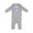 AC-Heather Grey, variant on My 1st Easter One with Bunny Ears and Tail Baby Romper Coveralls