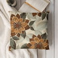 thumbnail image 4 of Fall Brown Outdoor Pillow Cover Beige White Decor Modern Geometry Flower Decorative Cushion Cases for Sofa Couch Bed, 4 of 6