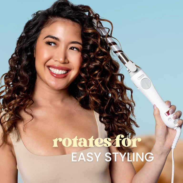 Beachwaver S-Series Ceramic Rotating Curling Iron, White  display picture 3