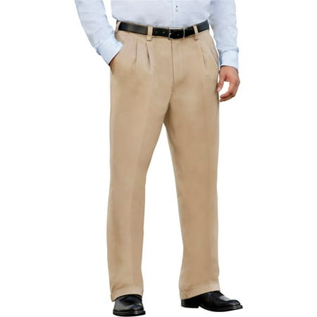 Men's Premium Flat Front Khaki Pants - Walmart.com