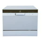 Sunpentown Delay Start Countertop Dishwasher, 2220 Series, White