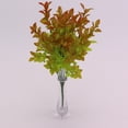 thumbnail image 3 of Rama de Flor Planta para hogar cocina Comedor Boda Accesorios Hogar de Plástico rojo, 3 of 9