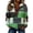 Army Green-C, variant on St Patrick Sweatshirts For Women Half Zip Long Sleeve Lapel Print Pullover Tops Casual Holiday Clothes (XL, Black)