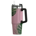 thumbnail image 4 of Outdoors Professional 30-Oz. Stainless Steel Double-Walled Insulated Tumbler with Straw (Tropical Pink), OUTD9225, 4 of 8