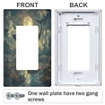 thumbnail image 3 of Yayeee Rocker Switch Wall Plate 1-Gang 4.6"x2.9" Home Decorative Outlet Cover, Whale and Moon, 3 of 6