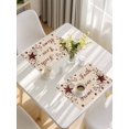 thumbnail image 5 of Vintage Country Placemats Set of 6, Vintage Rustic Texas Stars Plants Branch Placemats for Dining Table, Place Mats for Kitchen Tabletop, Waterproof Wipeable Dining Table Mats Set, 5 of 9