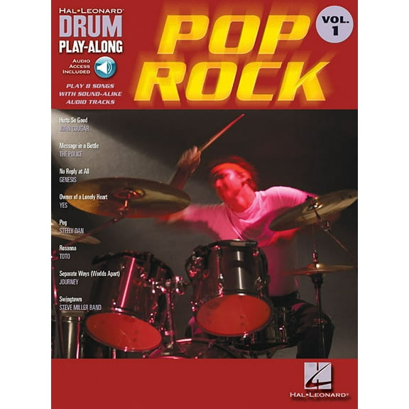 Hal Leonard Drum Play-Along Pop Rock, Book 01, (Paperback)