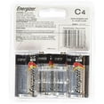thumbnail image 2 of Energizer Max C4 C Cell Alkaline Battery - Total: 12 Batteries (3 X 4 Count Packs), 2 of 3