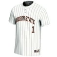 thumbnail image 2 of Unisex GameDay Greats #1 White Oregon State Beavers Softball Fashion Jersey, 2 of 4