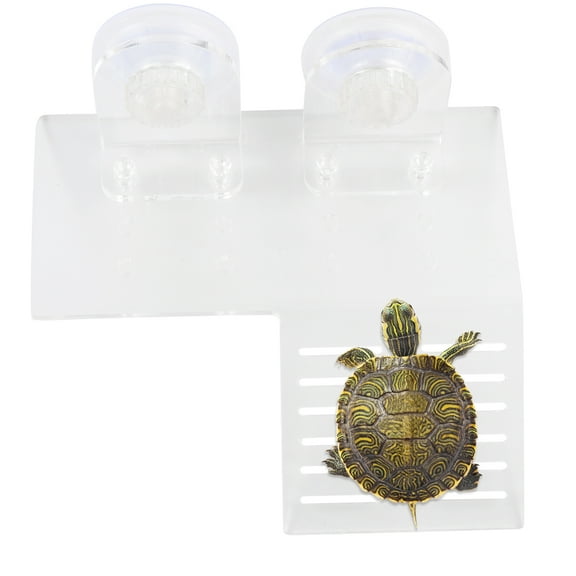 HEATSHAKING 1Pack Reptiles Floating Platform Turtle Docks with Ramp for Aquarium Use