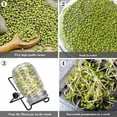 thumbnail image 4 of Kit de germinación milagrosa, solución casera para germinación con frascos de boca ancha, tapas de acero inoxidable para germinación de brotes de soja, cultivo de brotes orgánicos fácil, 4 of 5