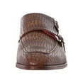 thumbnail image 4 of Jeffery West Soprano Monk Leather Shoes, Brown, 4 of 9