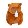 thumbnail image 1 of Carpincho de peluche de juguete, muñeco de peluche de capibara, juguete para dormitorio, sofá, simulación de lindo capibara, animales de peluche,, 1 of 9