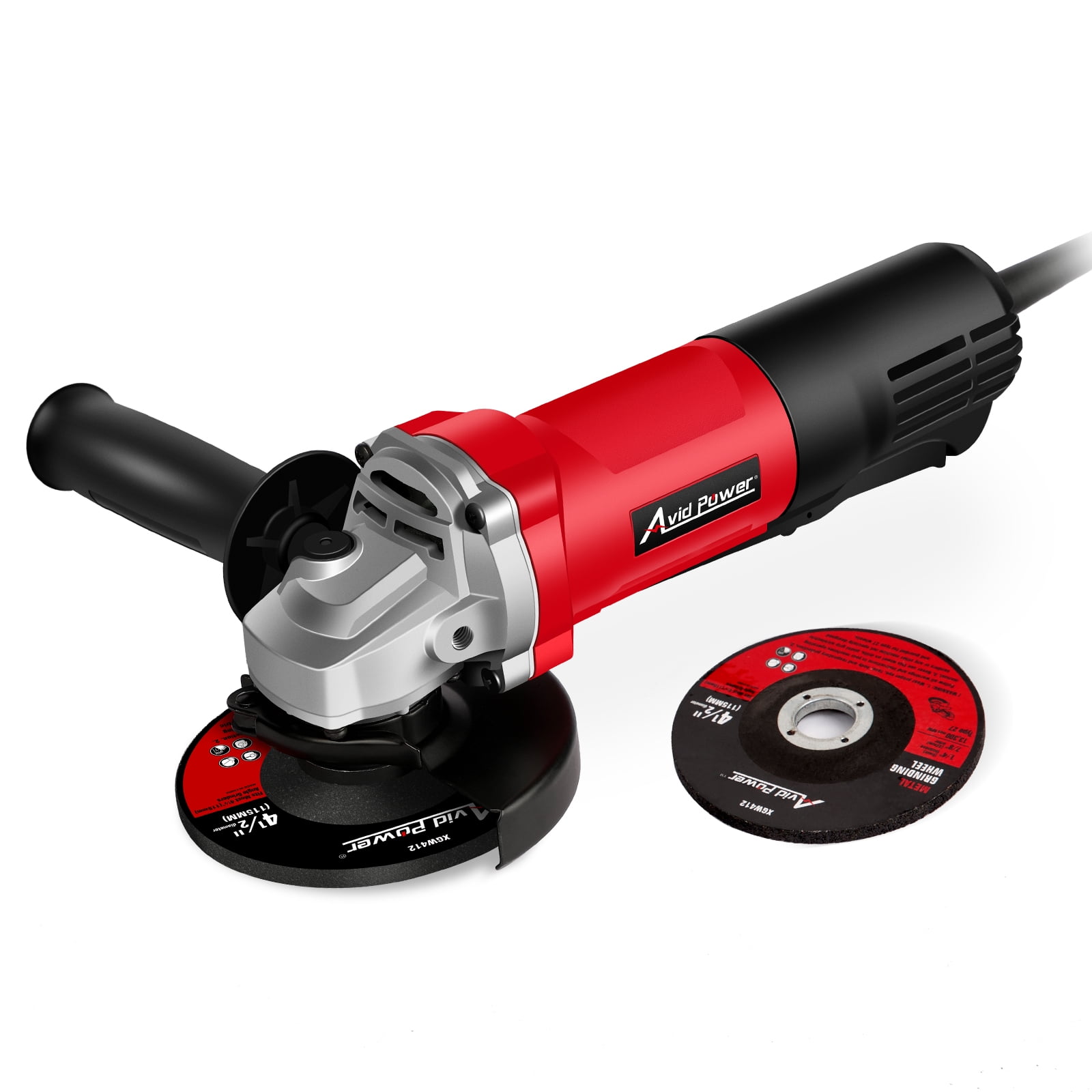 AVID POWER Angle Grinder with Paddle Switch, 8 Amp Metal Grinder with 4