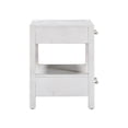 thumbnail image 4 of Maklaine Modern 26"W Engineered Wood Burl Nightstand in White, 4 of 10