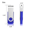 thumbnail image 4 of Unidad flash USB Aiibe 16 GB USB 2.0, paquete de 50 unidades, azul, 4 of 7