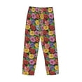 thumbnail image 5 of Xecao Daisies Flowers Men's Straight Lounge Pajama Pants: The Ultimate in Comfortable Sleepwear, 5 of 9