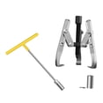 thumbnail image 1 of simhoa 3 Jaw Puller Disassembling Tool Professional Remover for Top Loading Washing Machine Inner Drum Bearing Pulley SUV Automotive 6 inch with Wrench, 1 of 8