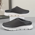thumbnail image 6 of Men's Solid Color Casual Slip-On Shoes, Pull On Design with Lining for Extra Warmth and Comfort/Comfortable Sneakers, 6 of 9