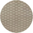 thumbnail image 1 of Ahgly Company Indoor Round Mid-Century Modern Dark Almond Brown Oriental Area Rugs, 8' Round, 1 of 6