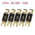 thumbnail image 3 of ANL Fuse 5 Pcs 175 Amp Gold Tone Plated for Car Audio Video Stereo, 3 of 6