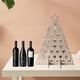 thumbnail image 4 of Soporte para botellero Estante para vino de encimera, 24 botellas de , soporte para vino de , calendario de advenimiento para árbol de Navidad, organizador de Magideal Soporte para botellero, 4 of 7
