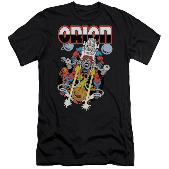 DC Comics Orion Premium Canvas Adult Slim Fit 30/1 T-Shirt Black