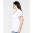 thumbnail image 3 of IWPF - Women's Plus Size Curvy T-Shirt - American Flag 4th of July, 3 of 4