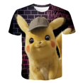 thumbnail image 1 of Camisetas de Pokémon para niños y niñas, ropa de Pikachu, Squirtle, 3D, juego de Anime, dibujos animados, moda Hip Hop, Verano, 1 of 4