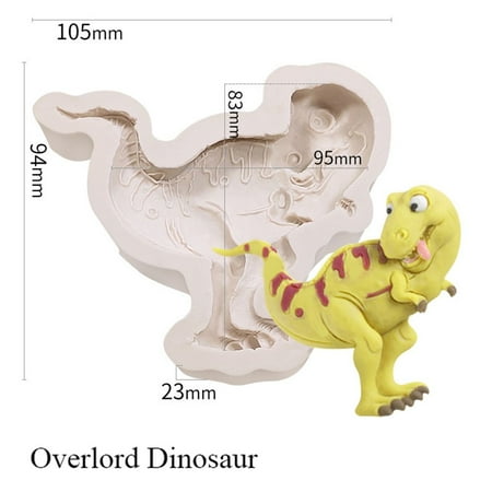 

Bakeware Easter Pastry Baking Tools Silicone Fondant Mat Dinosaur Shape Cake Mold Chocolate Mould OVERLORD DINOSAUR