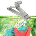 thumbnail image 4 of Perchas de Ropa de Acero Inoxidable Antideslizantes Perfecl 42cm 10 Piezas, 4 of 8