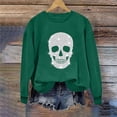 thumbnail image 2 of Wiyuqeen Spooky Season Womens Sweatshirts Halloween Fall Sweat Shirts Long Sleeve Crew Neck Thin Fleece Graphic Pullover Holiday Party Outfits S-XXL, 2 of 7