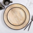thumbnail image 4 of Saro Lifestyle Charger Plates With Wooden Design (Set of 4), 4 of 5