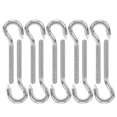 thumbnail image 2 of Perchas de alta resistencia para equipos químicos y mecánicos, paquete de 10 ganchos de acero inoxidable con tornillos M5, 2 of 8