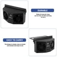 thumbnail image 2 of UPOUART Solar Powered Car Window Fan for Backseat Use ABS Material Black Color Compact Size, 2 of 8