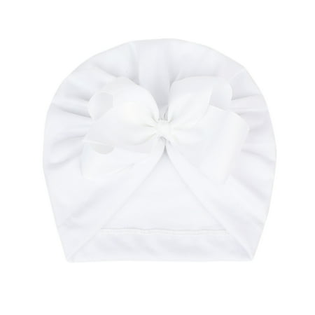 

Zlekejiko Toddler Baby Boys Girls Stretch Striped Bow Breathable Hat Caps Headwear 3 Years