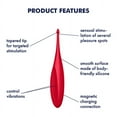 thumbnail image 4 of Satisfyer Twirling Fun Tip Vibrator - Lay-on Vibrator with Circulating Tip for Targeted Clitoris Stimulation and Erogenous Zones, Waterproof, Rechargeable (Poppy Red), 4 of 6