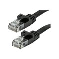 thumbnail image 2 of Monoprice - Patch cable - RJ-45 (M) to RJ-45 (M) - 6 in - UTP - CAT 5e - snagless, stranded, flat - black, 2 of 2