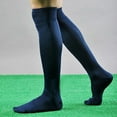 thumbnail image 2 of EIMELI Mens Football Long Sports Socks Over Knee Soft Warm Solid Color Team Soccer Training High Socks, 2 of 6